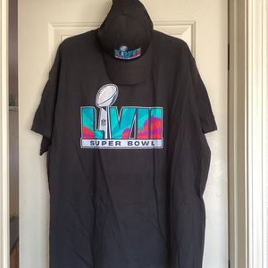 2023 Super Bowl LVII Tee Shirt 2XL, and Hat. Set